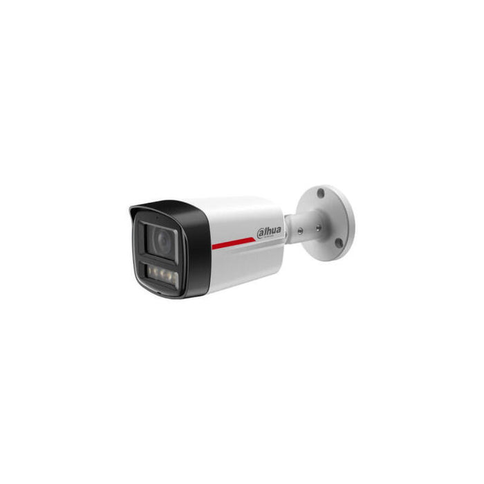 Camara (Dh-Ipc-Hfw2849tlp-S-Led-0280b-Pro) Dahua Ip Wizcolor Bullet Wizsense Serie 2 8mp Con Inteligencia Artificial Soporta Microsd 256gb, 12 Vdc/Poe, Smd Plus, Wdr 120db, Optica Fija  2.8mm