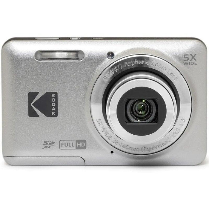 Cámara Digital Kodak Pixpro Fz55 16mp Zoom Óptico 5x Plata