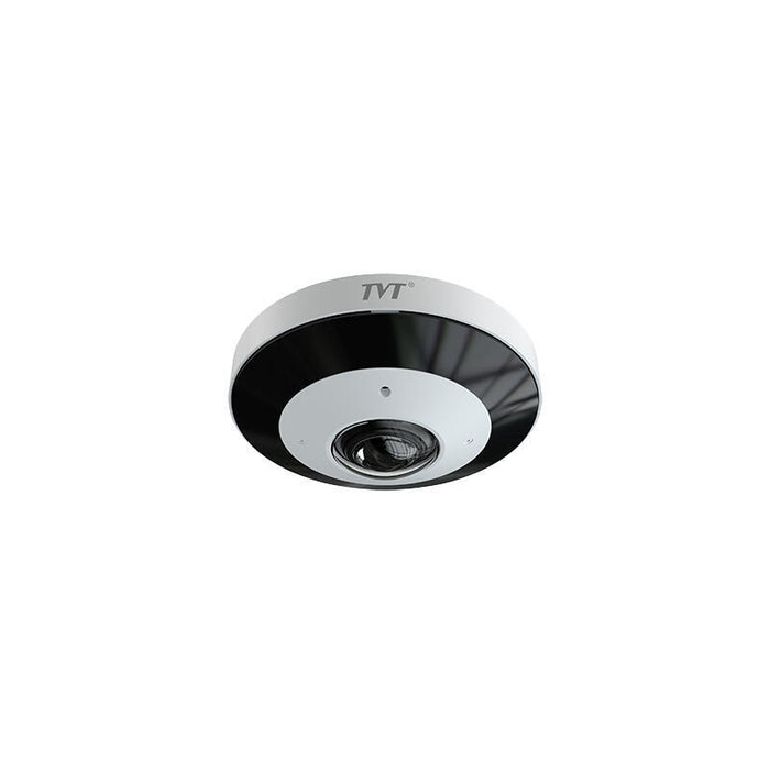 Cámara Fisheye Panorámica Ip 6mp 1.65mm Ir20 E/S Audio Alarma Mic P2p