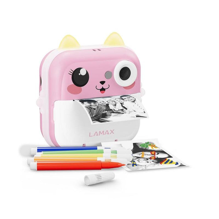 Cámara Fotográfica Infantil Lamax Instakid2 Plus, Pink