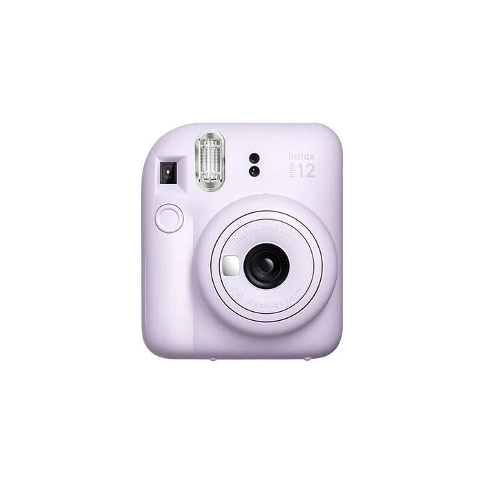 Cámara Fujifilm Instax Mini 12, Lila Púrpura + Instax Mini Brillante(10pl)