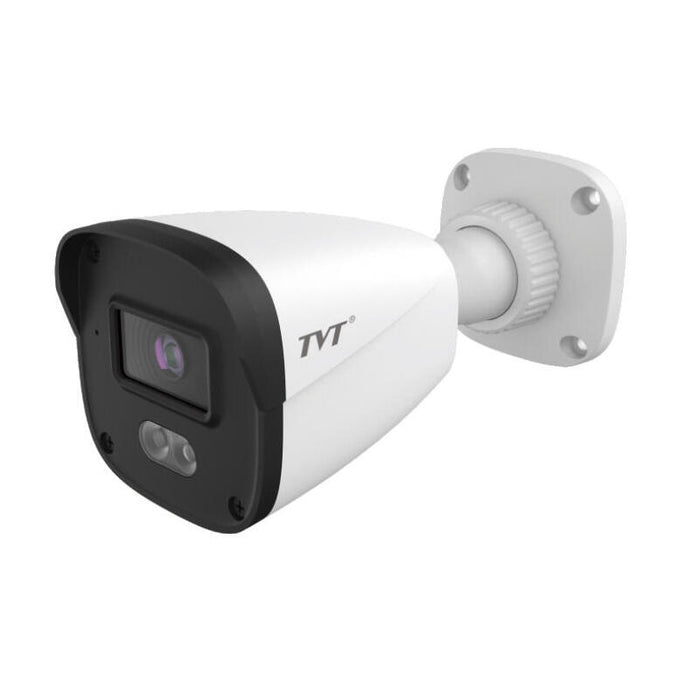 Cámara Ip Bullet 2mp 2.8mm Ip67 Iluminación Dual Luz Blanca Ir 20m Micrófono