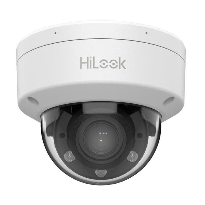 Cámara Ip Domo 4mp 2.8 - 12 Mm Ip67 Ik08 Luz Blanca Ir 30 Mic Detección De Personas Y Vehículos Motion Detection 2.0