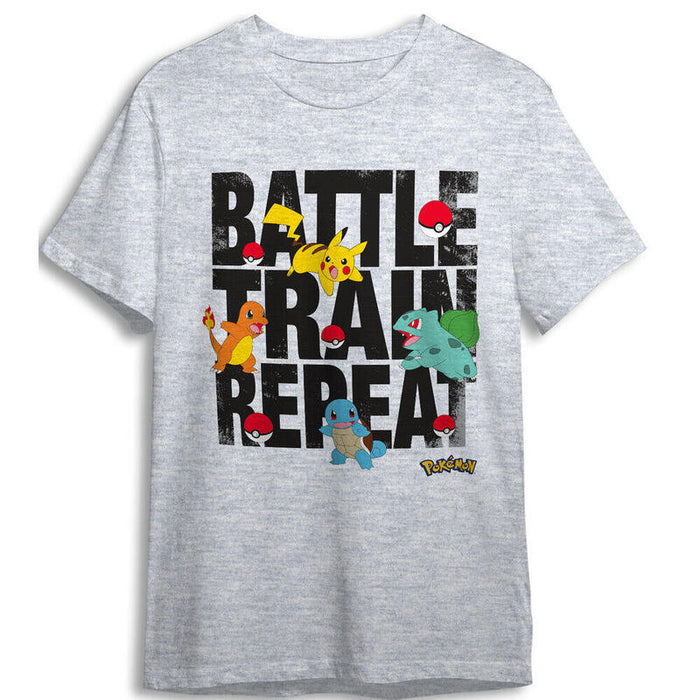 Camiseta Battle Pokemon Infantil Talla 10