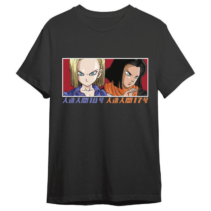 Camiseta C18 & C17 Dragon Ball Z Adulto Talla Xl
