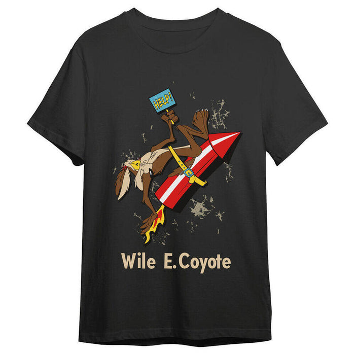 Camiseta Coyote Cohete Looney Tunes Adulto Talla Xl