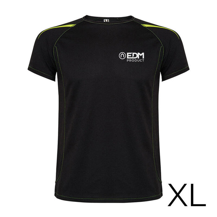 Camiseta Deportiva Negra Talla-Xl Roly