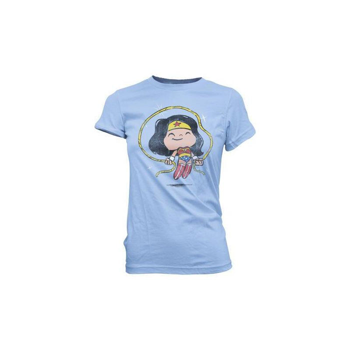 Camiseta Funko Pop Super Cute Tee Dc Wonder Woman Con Cuerda Talla L Nia