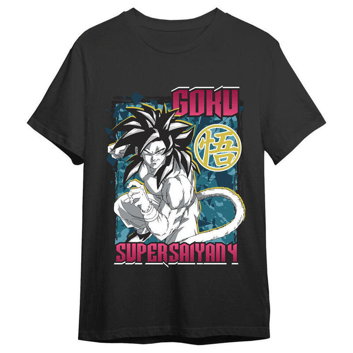 Camiseta Goku Super Saiyan 4 Dragon Ball Gt Adulto Talla L