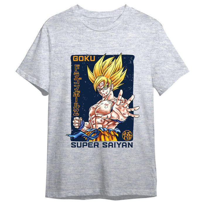 Camiseta Goku Super Saiyan Dragon Ball Z Adulto Talla M