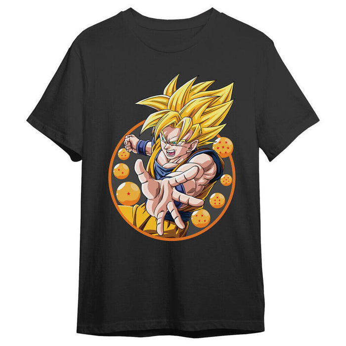 Camiseta Goku Super Saiyan Dragon Ball Z Adulto Talla Xl