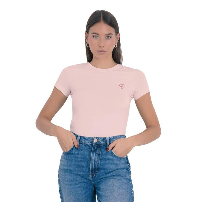 Camiseta Guess Para Mujer Rosa Talla L  - W2yi44j1314-G4q4 Rosa