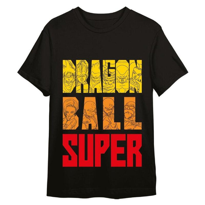 Camiseta Letters Dragon Ball Z Adulto Talla L