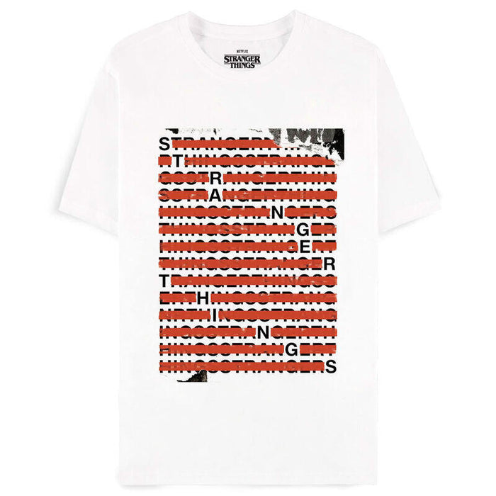 Camiseta Letters Stranger Things Talla S