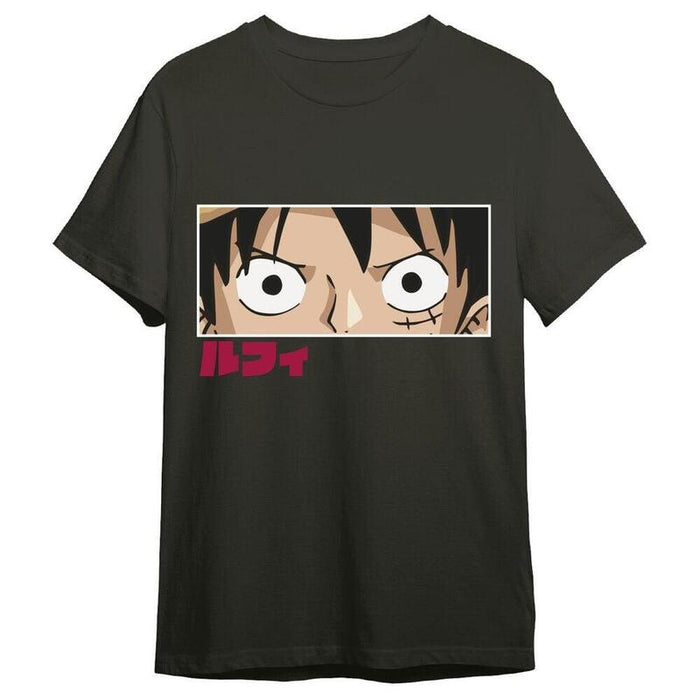 Camiseta Monkey D. Luffy Eyes One Piece Adulto Talla S