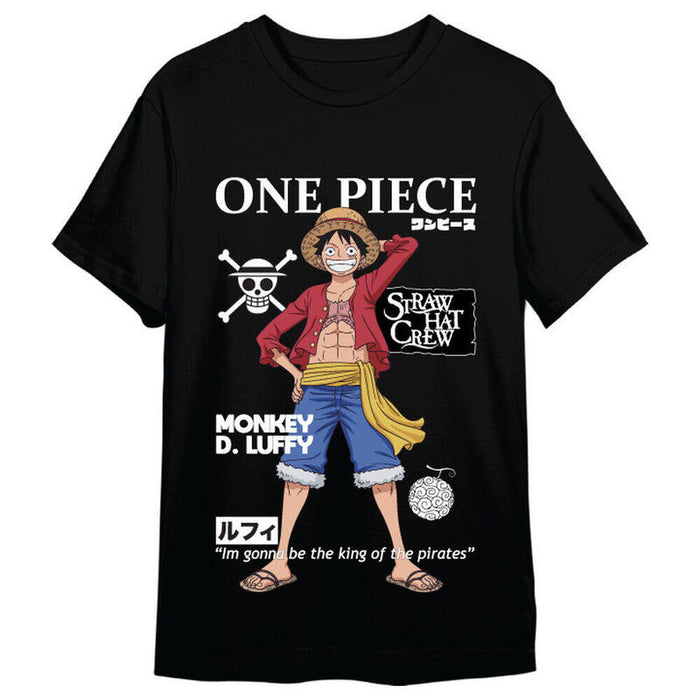 Camiseta Monkey D. Luffy One Piece Adulto Talla M