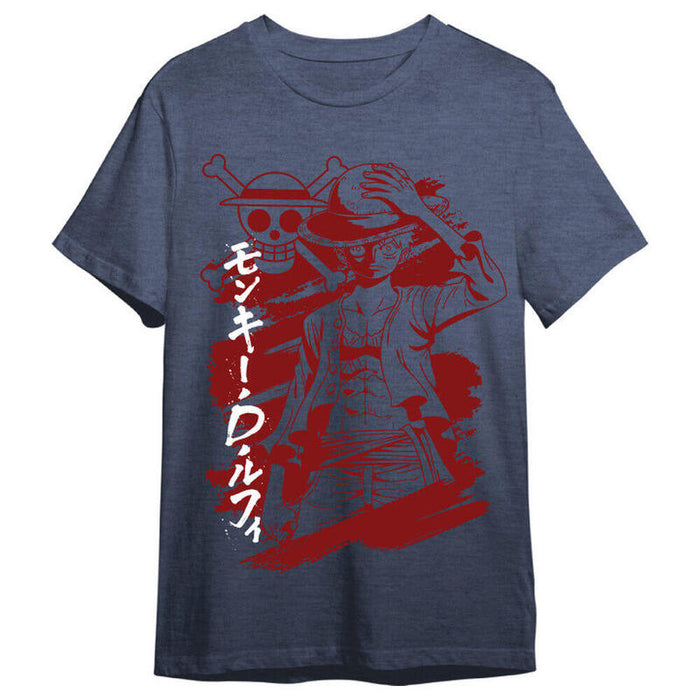 Camiseta Monkey D. Luffy One Piece Adulto Talla S