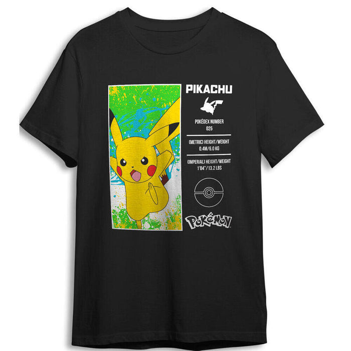 Camiseta Pikachu Pokemon Infantil Talla 14