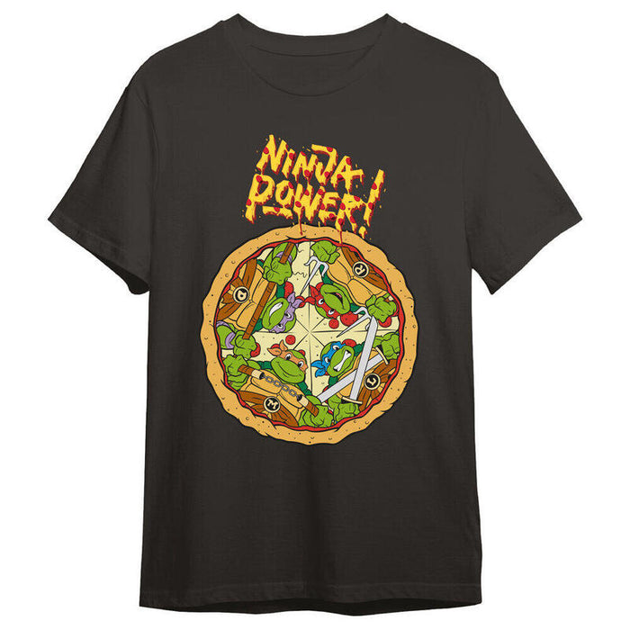 Camiseta Pizza Tortugas Ninja Adulto Talla S