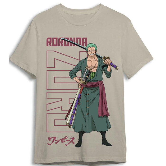 Camiseta Roronoa Zoro One Piece Adulto Talla M