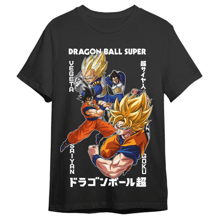 Camiseta Vegeta & Goku Dragon Ball Super Adulto Talla S