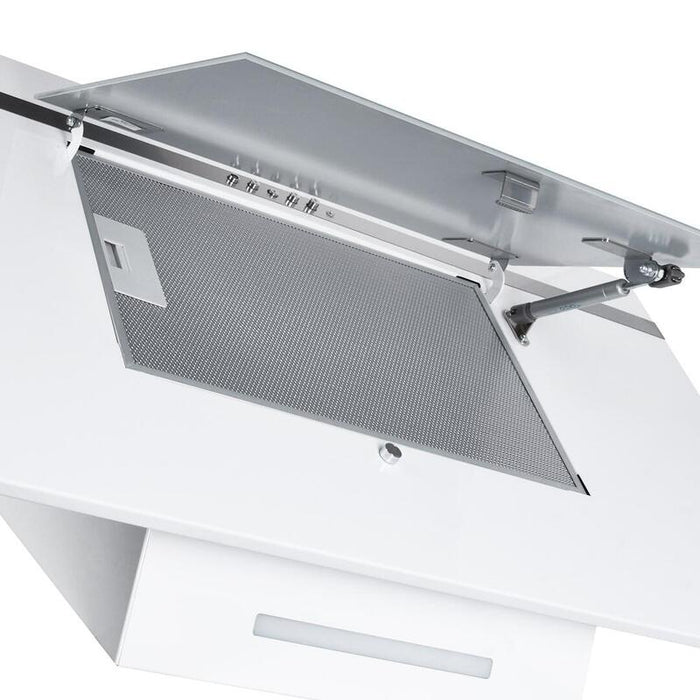 Campana Akpo Wk-4 Nero Line 2.0 50 Bialy T300 Liniowy Led/Silownik