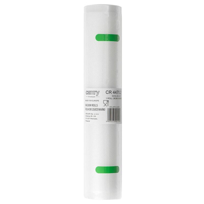 Camry Cr 4470.2 Vacuum Sealer Roll For Cr 4470, Ad 4484, Ms 4492, Ad 4503, 28 X 600 Cm