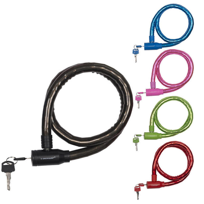 Candado De Cable Ø18mm 65cm Dunlop