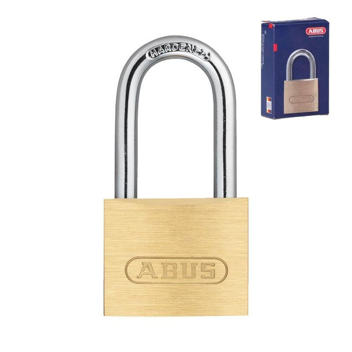 Candado De Latón Arco Largo 713/40hb40, 40 Mm, Caja