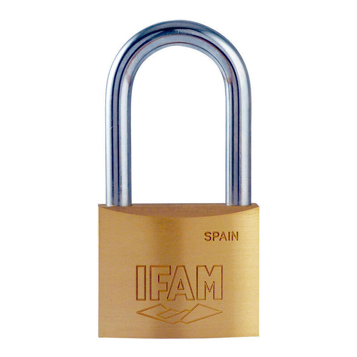 Candado K40al. Latón. 40mm. Con 2 Llaves. Arco Largo. Ifam