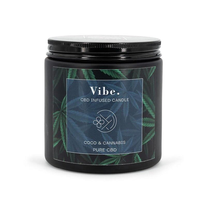 Candle Brothers Vela Aromática Cbd Vibe Coco & Cannabis 350g