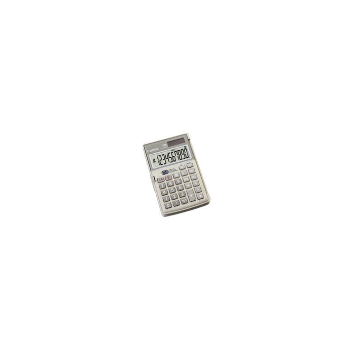 Canon Ls-10teg Calculadora De Bolsillo 10 Dígitos Panel Solar Batería Gris Artístico