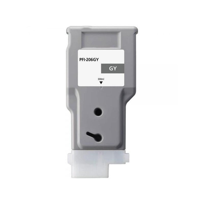 Canon Pfi206 Gris Tinta Pigmentada Generica - Reemplaza Pfi206gy/5312b001