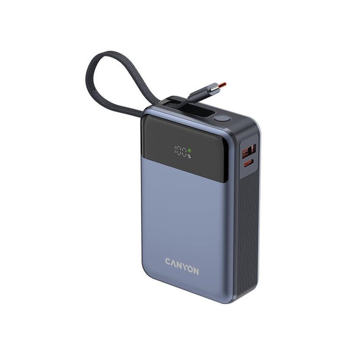 Canyon Onpower 600 Powerbank 20.000 Mah Pd65w Incl. Cable Dark Gray