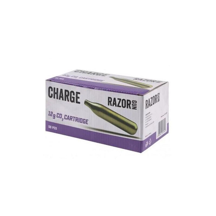 Cápsulas De Co2 Razorgun 12g - 50 Unidades Por Caja