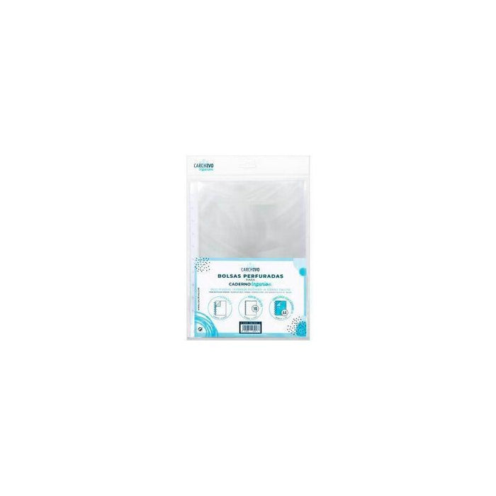 Carchivo Fundas Ingeniox A4 Extraíbles Pp Cristal Reforzado -Pack 5u-