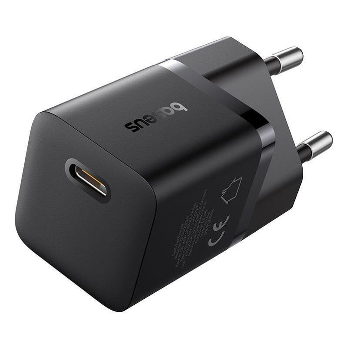 Cargador Baseus P10110909113-01 De Red Usb-C Gan5 Mini 25w Negro