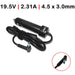 Cargador De Coche Para Portátil Hp 719309-001 19.5V 2.31A 4.5 X 3.0Mm 45W
