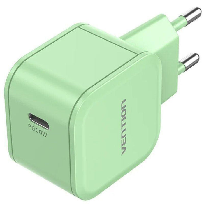 Cargador De Pared Gan Vention Fejg0-Eu 1xusb Tipo-C 20w