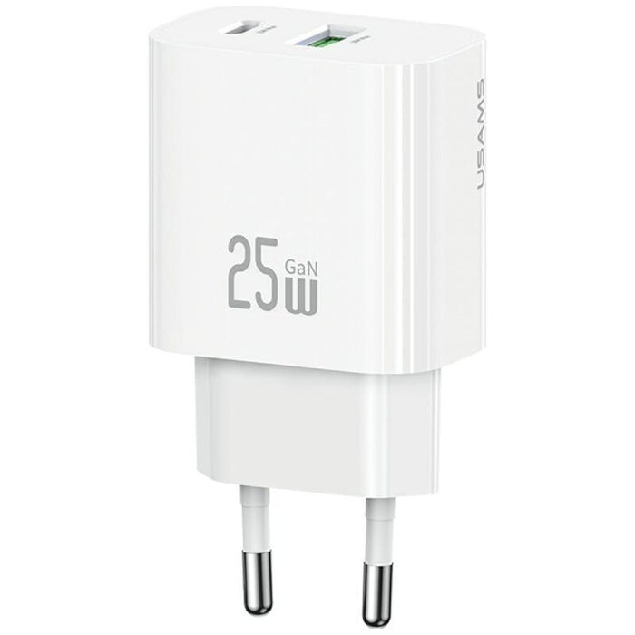 Cargador De Red 25w 1xusb-A 1xusb-A Fast Charging Blanca