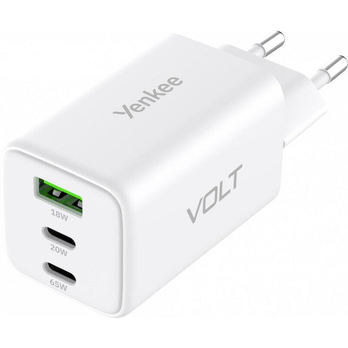 Cargador De Red 3xusb 65w 3,24a Power Delivery 3.0 Qc4.0