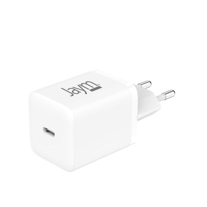 Cargador De Red Compact Et Rápido *Gan* Usb-C 45w Pd Et Pps Blanco *Certificado Grs* - Jaym®