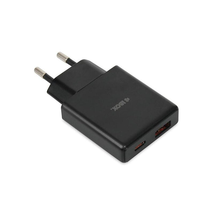 Cargador De Red Ibox C-43 Slim Gan Pd30w, Negro
