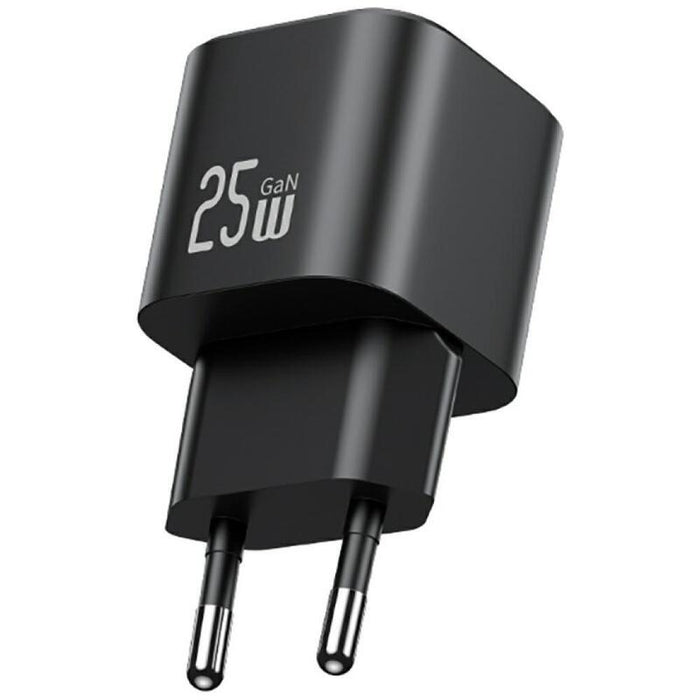 Cargador De Red Jc Series Cc289 25w Gan Fast Charger Usb-C Negra