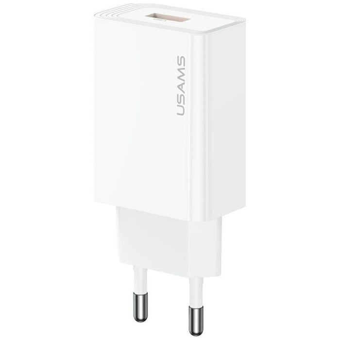 Cargador De Red T69 10,5w 2,1a Usb-A Blanca
