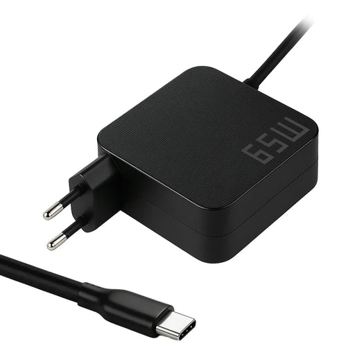 Cargador Gan Usb-C Para Portátil 5V-20V/3.25A 65W Negro
