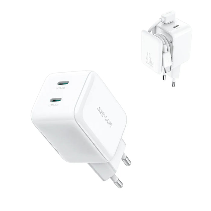 Cargador Joyroom Con Doble Puerto Tipo C