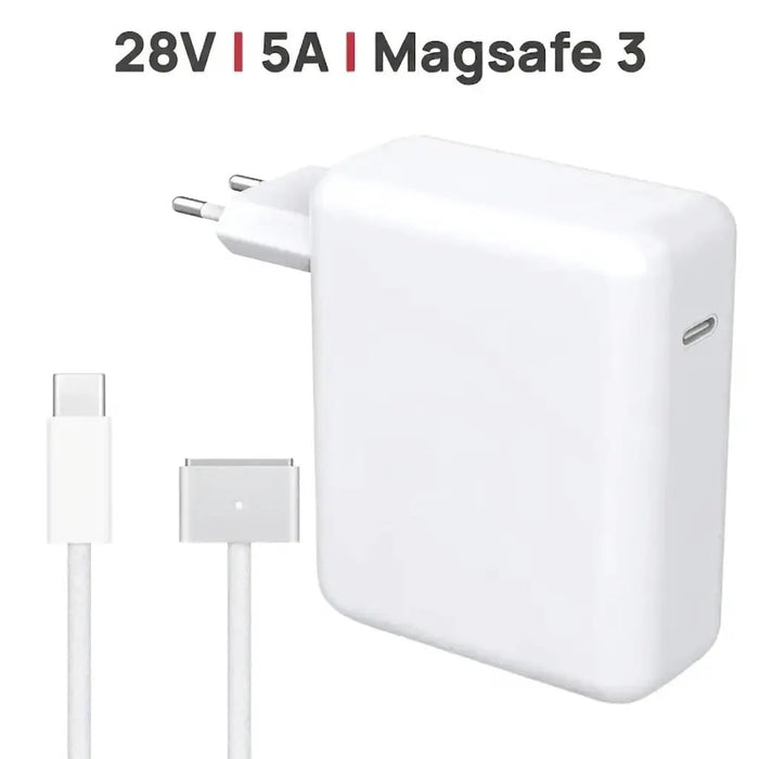 Cargador Mac Book Air Pro - M5 M4 M3 M2 M1 (2026 2025 2024 2023 2022 2021) 140W Magsafe 3 Cable Trenzado Usb-C A T De 2M