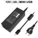 Cargador Mini Usb Para Portátil 12V 3.A 36W Negro