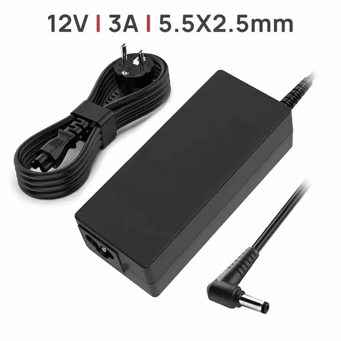 Cargador Para Monitor 12V 3A 5.5 X 2.5Mm 36W